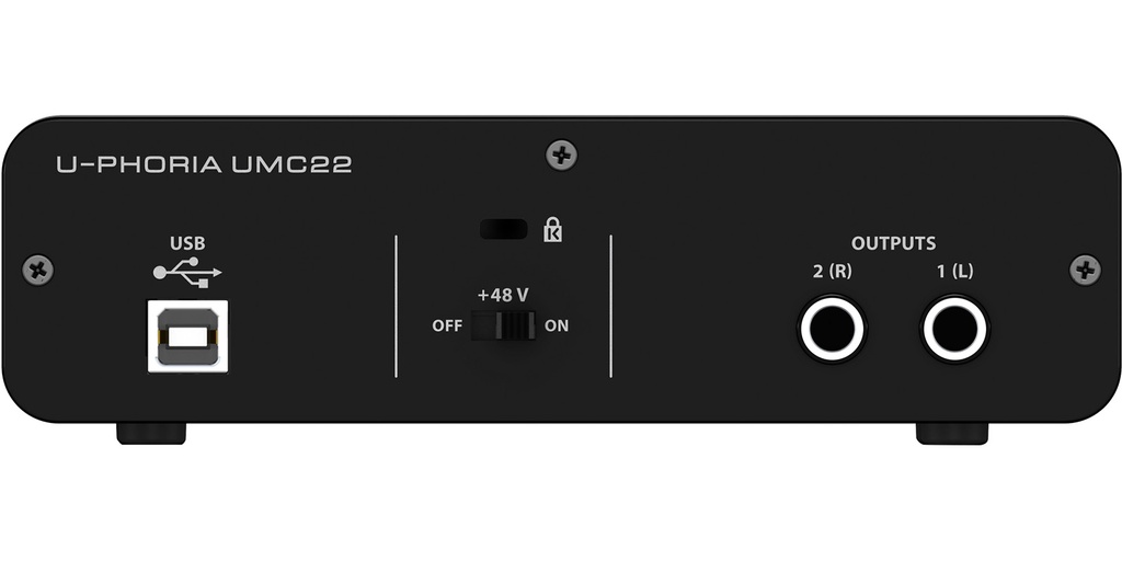INTERFAZ BEHRINGER 2X2 UMC22