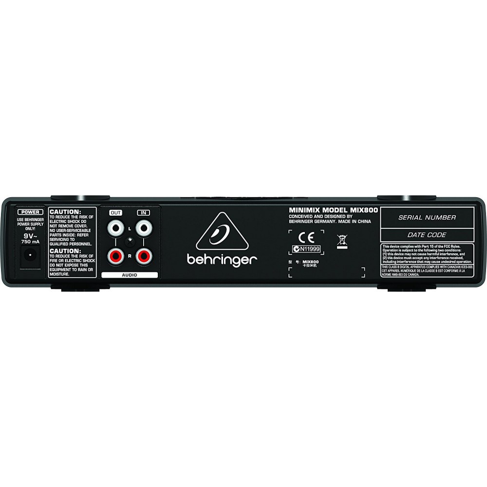 PROCESADOR BEHRIGER DE EFECTOS ULTRACOMPACTO MIX800