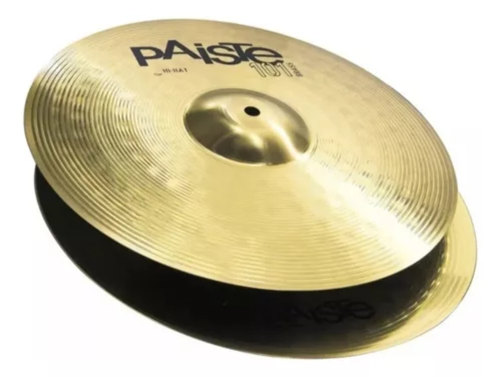 PLATILLOS PAISTE PAQ 14" HI-HAT 18" CRASH 101 BRASS ESSENTIAL 014ES14