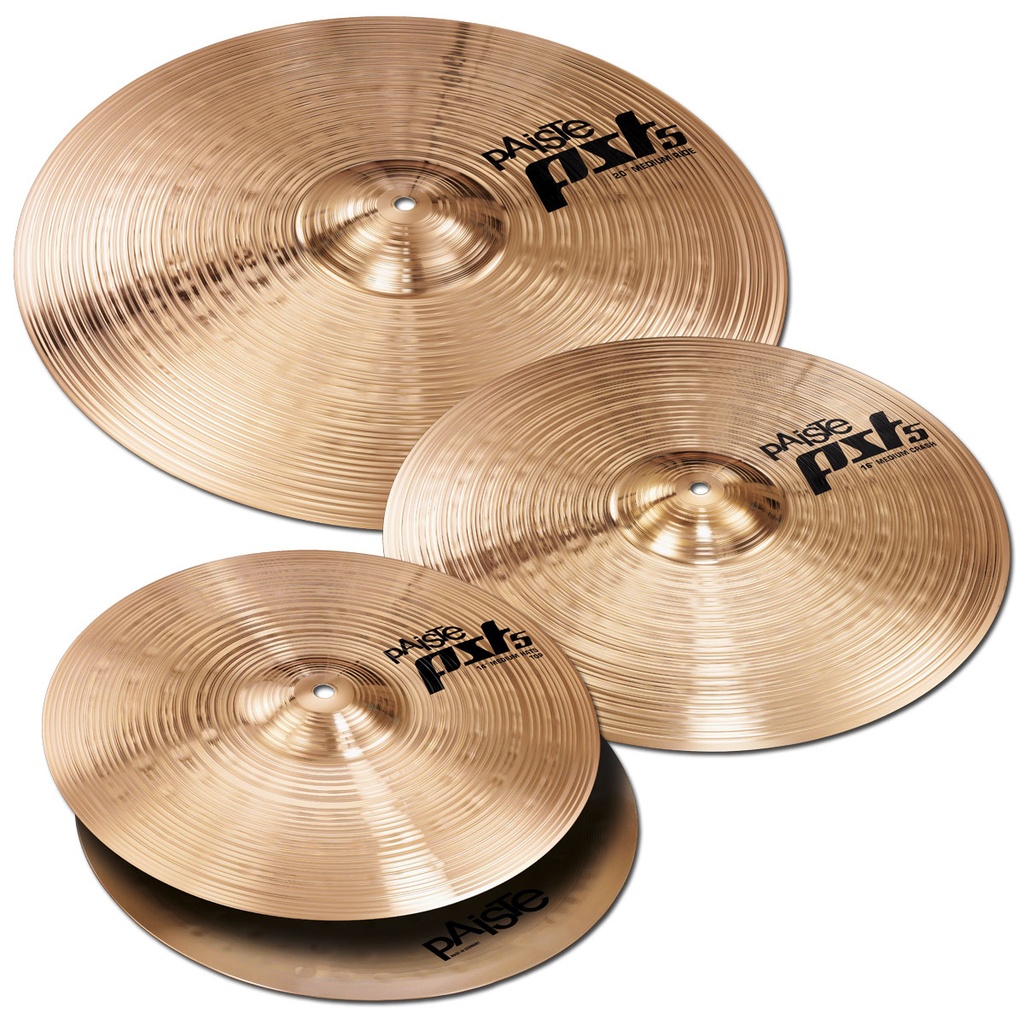 PLATILLOS PAISTE PAQ 14"HI-HAT 16" CRASH 20" RIDE 068USET