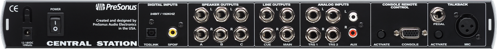CONTROLADOR PRESONUS DE MONITOREO PARA RACK CENTRAL STATION PLUS 2777414201