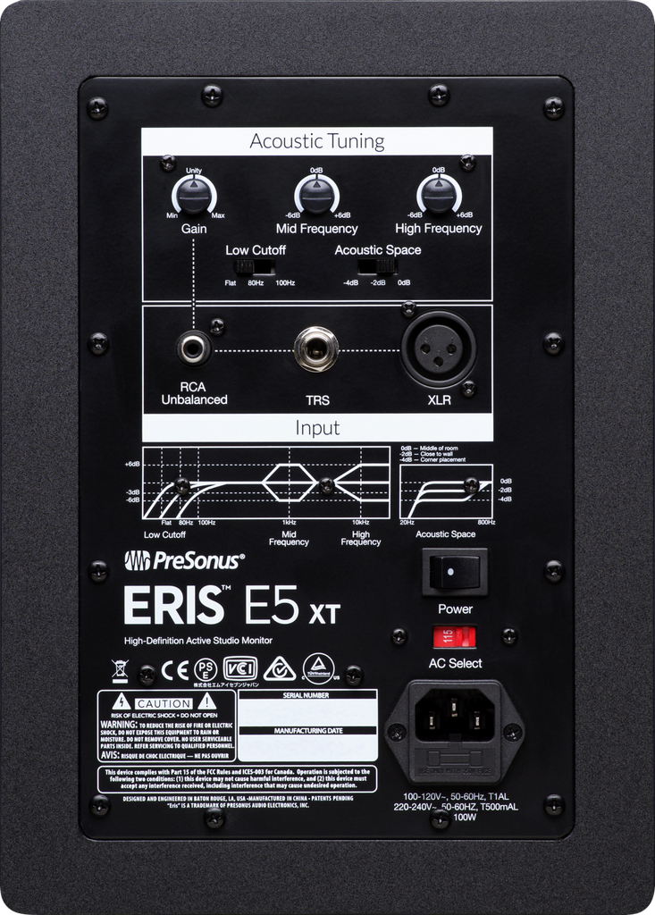 MONITOR DE ESTUDIO ACTIVO PRESONUS ERIS E5 XT  2777500109
