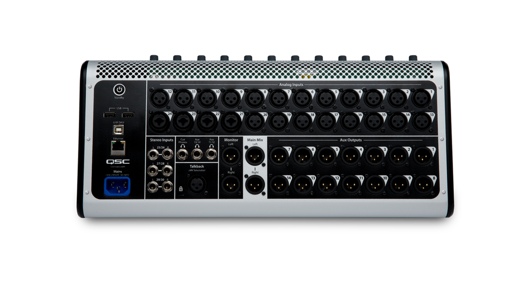 MEZCLADORA QSC DIGITAL DE 30 CANALES TOUCHMIX30