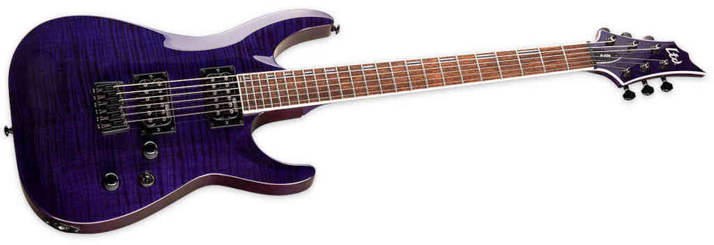 GUITARRA ELECTRICA LTD H-200FM SEE THRU PURPLE LH200FMSTP