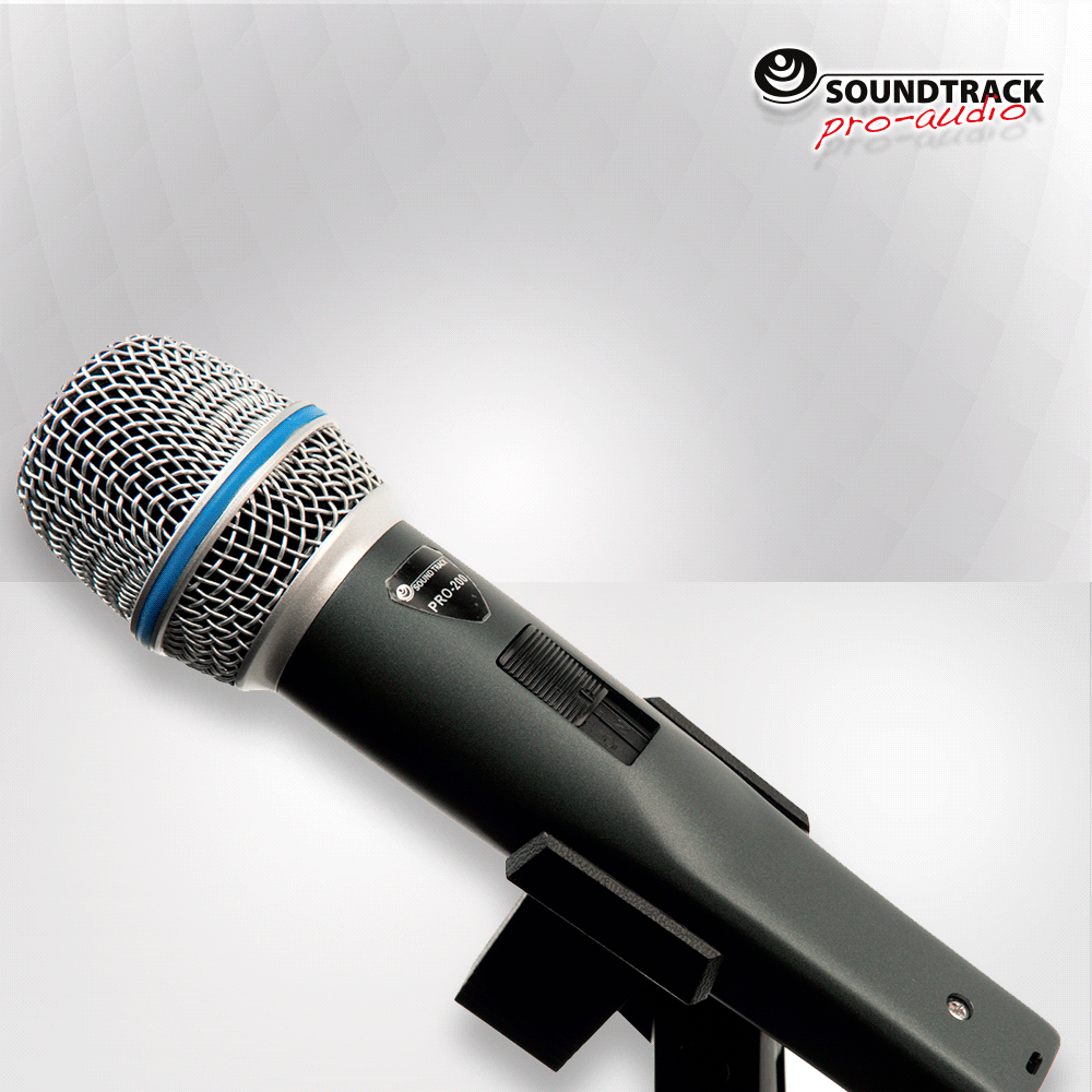 MICROFONO DINAMICO SOUNDTRACK METAL PRO200