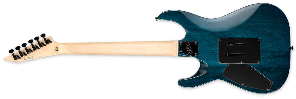 GUITARRA ELECTRICA LTD MH-203QM SEE THRU BLUE LMH203QMSTB