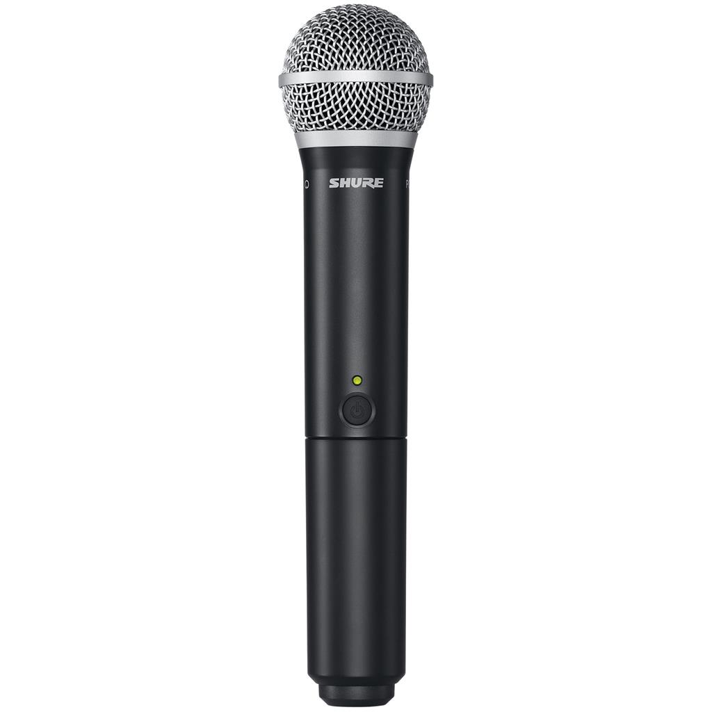 SISTEMA INALÁMBRICO SHURE CON MICRÓFONO DE MANO Y RECEPTOR PARA RACK BLX24/PG58-J11