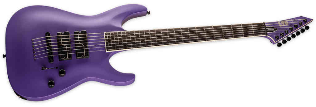 GUITARRA ELECTRICA ESP SC-607 BARITONE 7 CUERDAS PURPLE SATIN LSC607BPS
