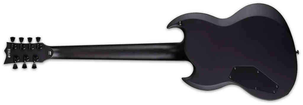 GUITARRA ELECTRICA LTD VIPER-7 BARITONE BLACK METAL 