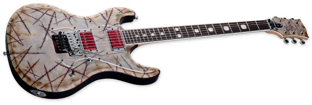 GUITARRA ELECTRICA ESP E-II RZK-I BURNT DISTRESSED & BURNT EIIRZK1