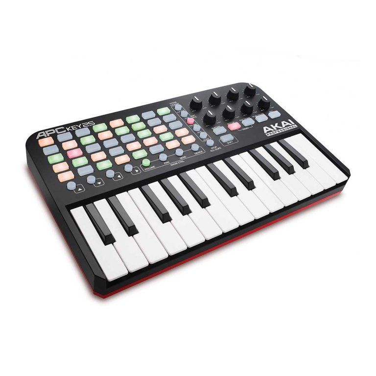 CONTROLADOR AKAI DE 25 TECLAS APC KEY 25