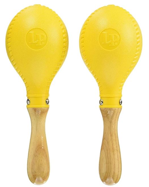 MARACAS LP PRO PLASTICO AMARILLO  LP281