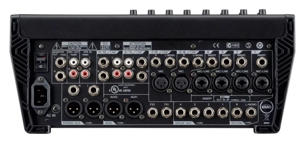 MEZCLADORA YAMAHA CON EFECTOS 12CH MGP12X