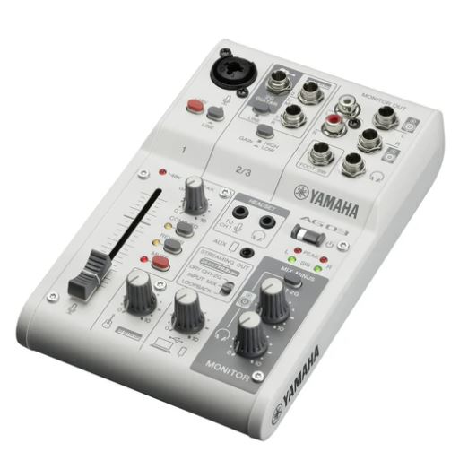 PAQUETE YAMAHA PARA LIVE STREAMING AG03MK2WLSPK