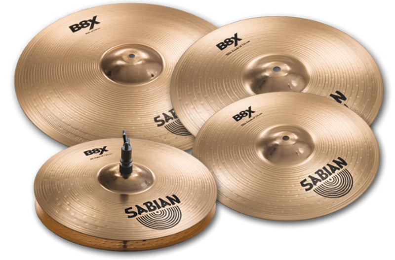 PLATILLOS SABIAN B8X PERFORMANCE SET 14"/16" & 20" RIDE + 18" 45003XG