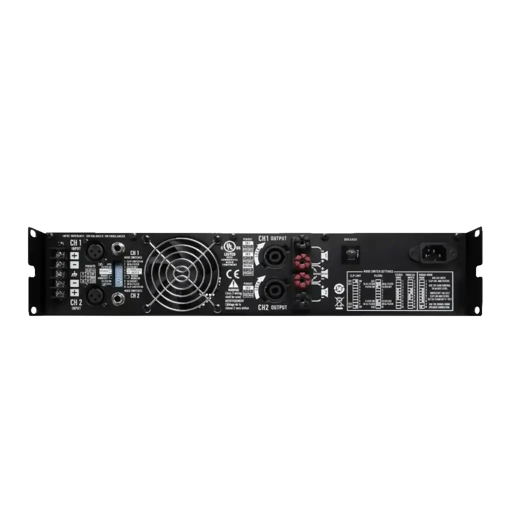 AMPLIFICADOR DE POTENCIA DE DOS CANALES QSC RMX2450A