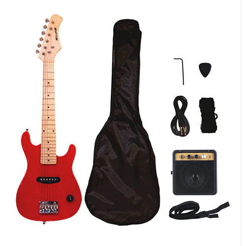 PAQUETE DE GUITARRA ELÉCTRICA INFANTIL STRAT BELLATOR ECP3ST-RD