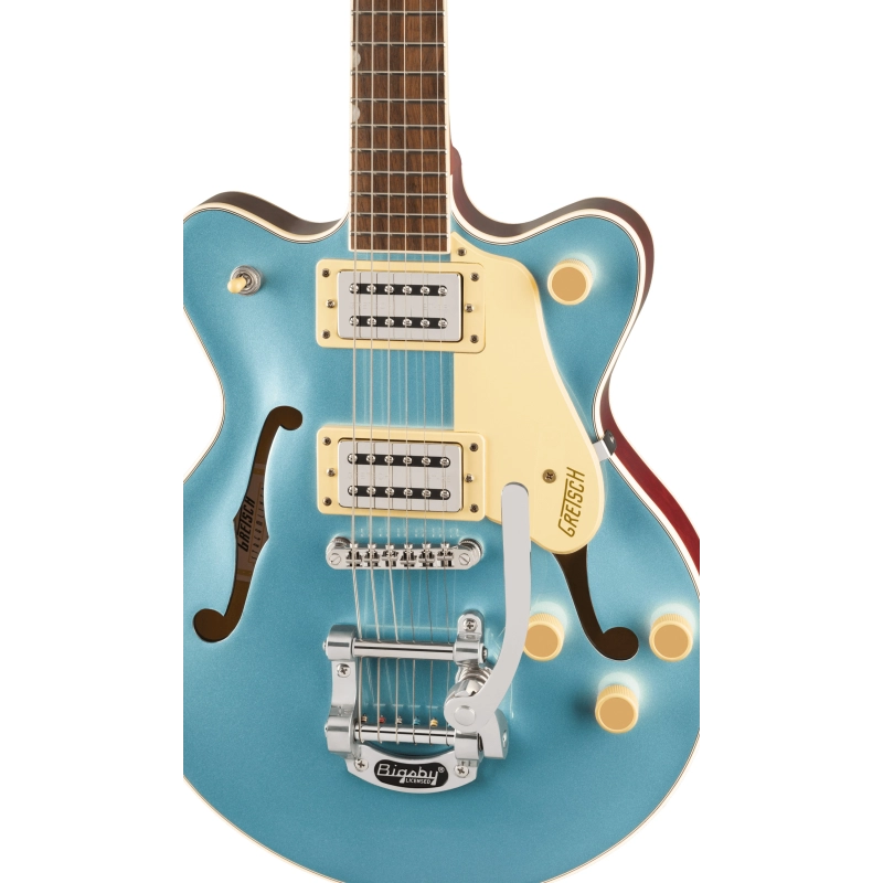 GUITARRA ELECTRICA GRETSCH G2655T STREAMLINER™ CENTER BLOCK JR. DOBLE CORTE CON BIGSBY®, DIAPASÓN DE LAUREL, ARCTIC BLUE 2807200583