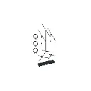 PAQUETE QUIKLOK DE 3 BASES PARA MICRÓFONO A/302PACK1-AM 