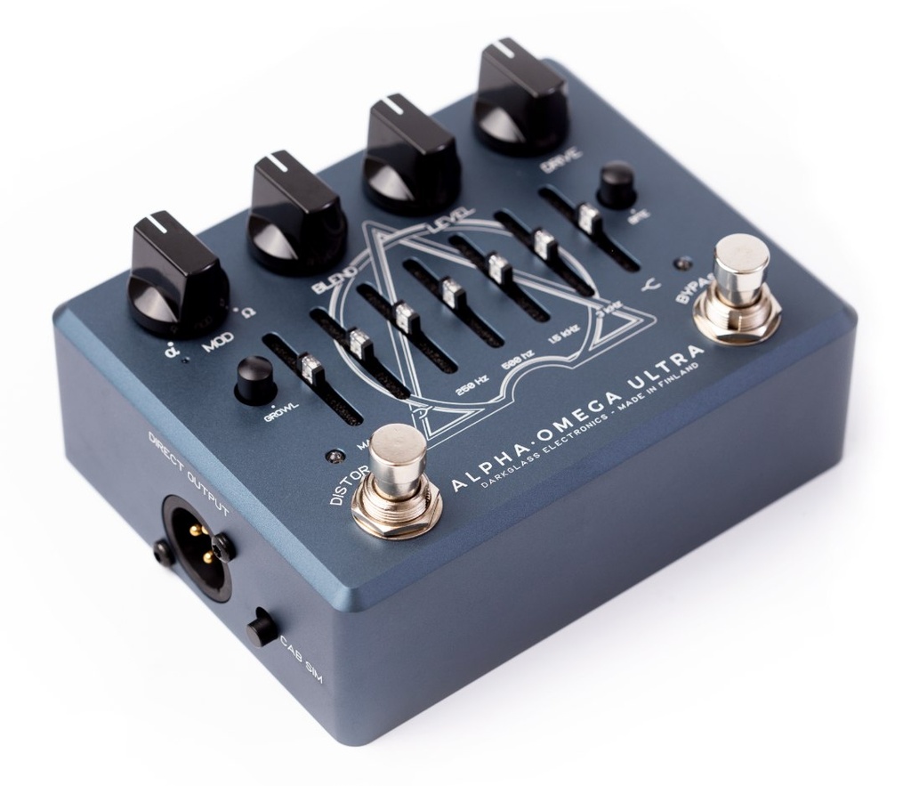 ALPHAÀOMEGA ULTRA PEDAL AN LOGO PARA BAJO DARKGLAS