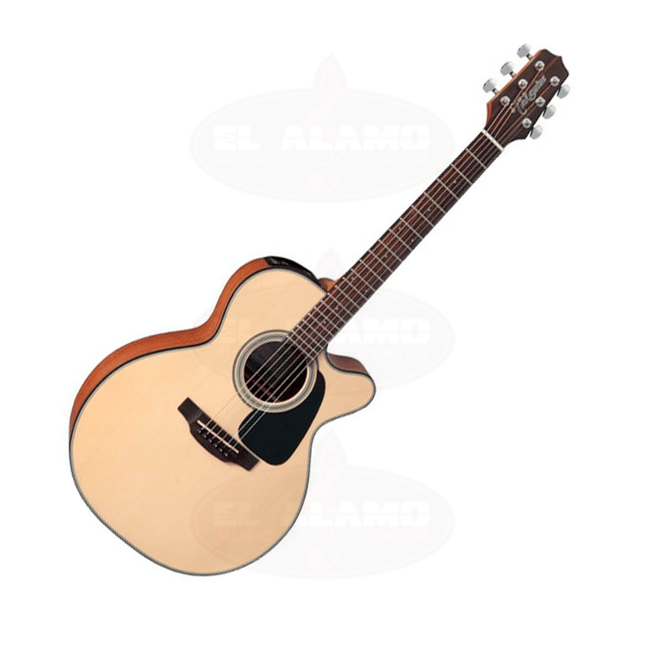 TAKAMINE GUITARRA 3/4 SERIE GX ELECTROACUSTICA MADERA DE ABETO MACIZO CON FUNDA SUAVE GX18CENS