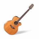 TAKAMINE GUITARRA DE KOA SERIE G70 ELECTROACUSTICA MINI-JUMBO ECUALIZADOR Y AFINADOR CROMATICO INCORPORADO GN77KCENAT