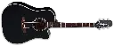 TAKAMINE GUITARRA LEGACY SERIE E  DREADNOUGHT ACABADO NEGRO BRILLANTE CON BORDES Y ACENTOS BLANCOS CON ESTUCHE SEMI-RIGIDO EF341SC