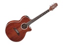  TAKAMINE GUITARRA MINI SERIE PRO ELECTROACUSTICA CEDRO MACIZO CON ACABADO EN TONO ANTIGUO BRILLANTE PASTILLA PALATHETIC ESTUCHE RIGIDO EF261SAN