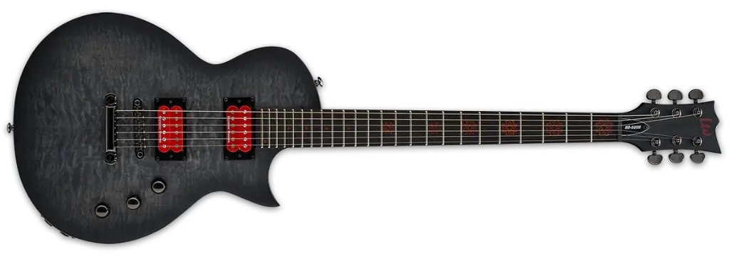 GUITARRA ELEC TIPO LP NEGRO SOMBREADO SERIE LTD
