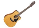 Guitarra 12 cuerdas Takamine GD30CE‑12 NAT – dreadnought cutaway con preamp TP‑4TD