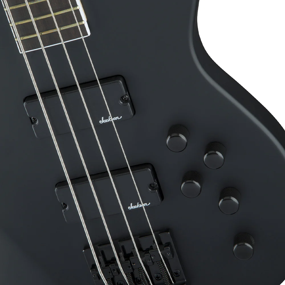 BAJO ELEC JACKSON JS3 CB AH FB NEGRO SATINADO