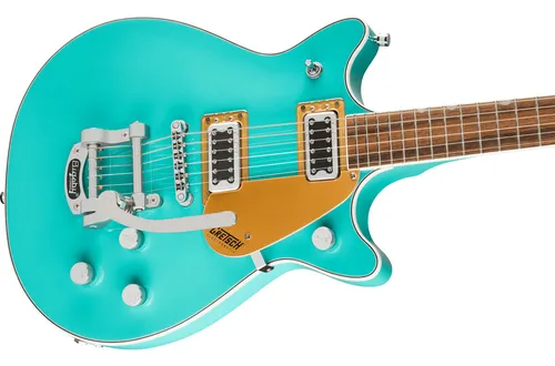 GRETSCH G5232T ELECTROMATIC DOUBLE JET FT WITH  BIG SBY LRL CAICOS GREEN