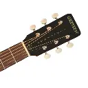 Gretsch Deltoluxe Parlor Acoustic Electric Guitar Black Top (2711030511)
