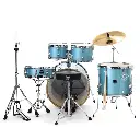 BATERIA MAPEX VENUS AQUA BLUE SPARKLE DE 5 PIEZAS VENUS VE5294FTC-VJ