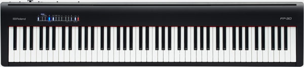 Roland FP‑30X – Piano Digital Portátil de 88 teclas – Negro