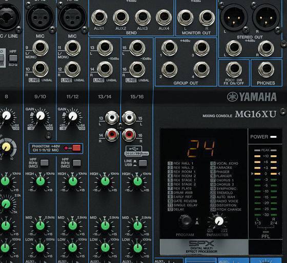 MEZCLADORA 16CH FX YAMAHA