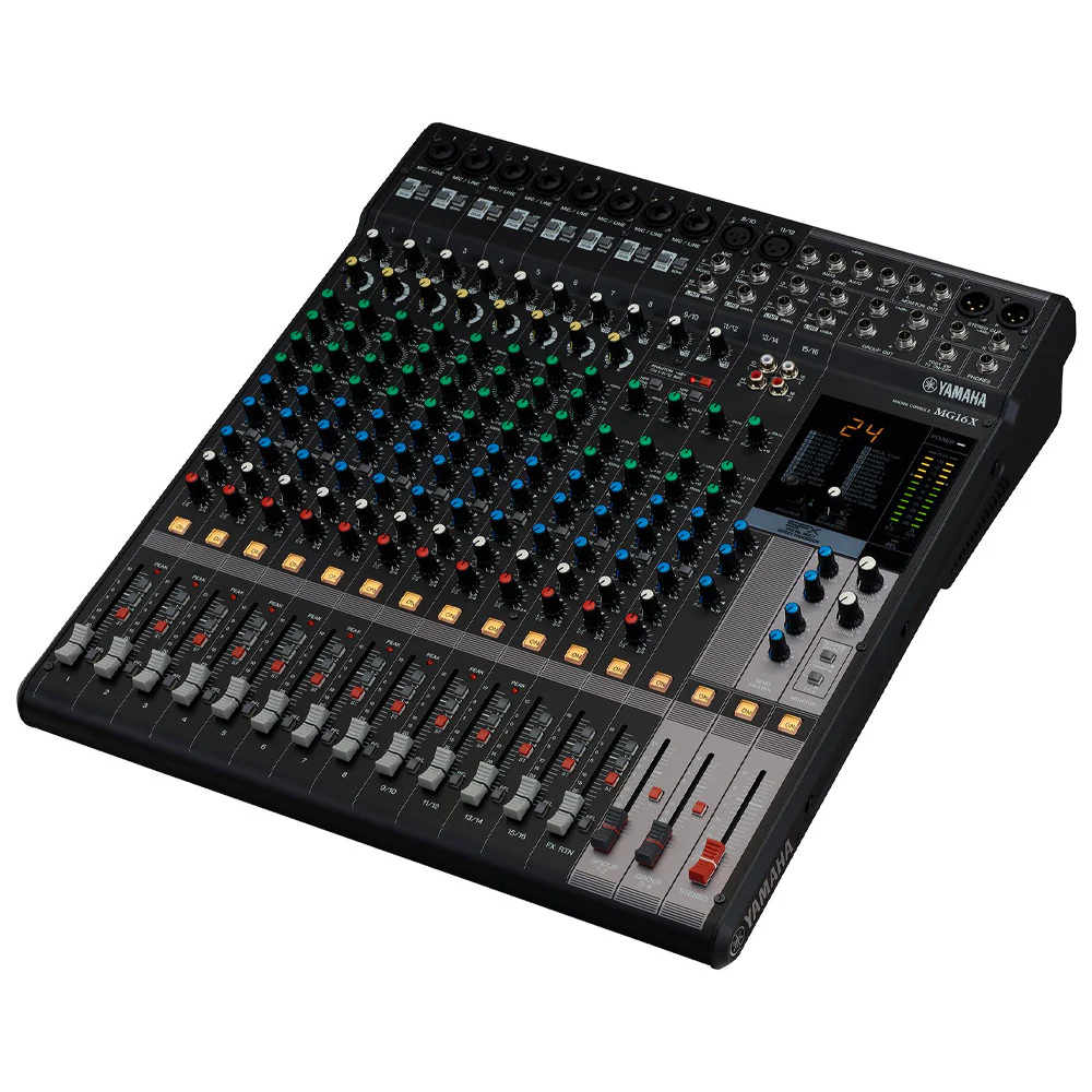 Yamaha MG16XCV – Mezcladora Analógica Stereo de 16 Canales con Efectos Integrados