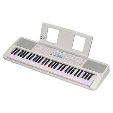 TECLADO PORTABLE YAMAHA EZ-310SET DE 5/8 COLOR BLANCO CON TE