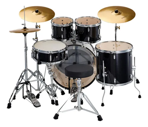 BATERIA TAMA STAGESTAR DE 5 PZAS NEGRO BRILLANTE C