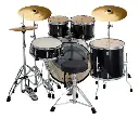 BATERIA TAMA STAGESTAR DE 5 PZAS NEGRO BRILLANTE C