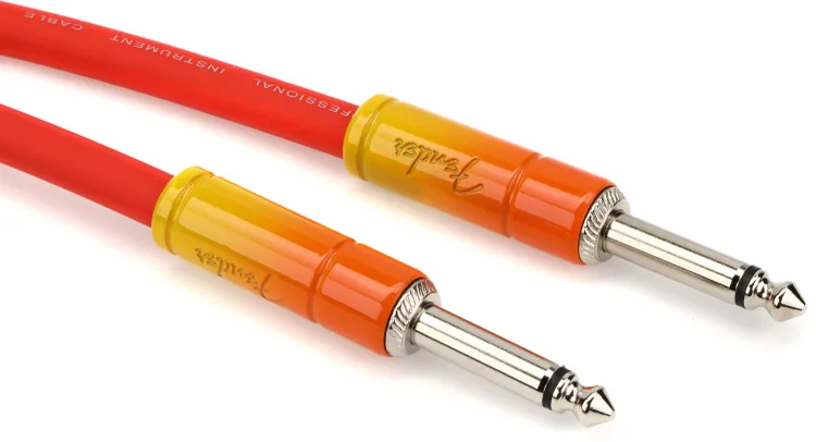 Cable de instrumento Ombré, recto/recto, 3 m, Tequila Sunrise