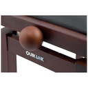 BANCO PARA PIANISTA AJUSTABLE CAOBA PB100WNS