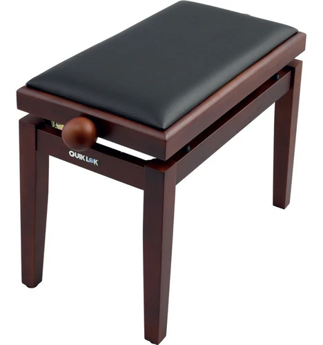 BANCO PARA PIANISTA AJUSTABLE CAOBA PB100WNS