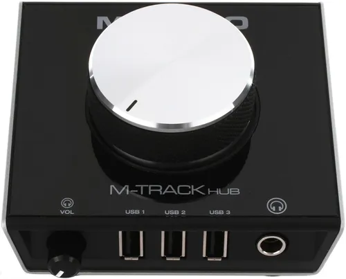 M-AUDIO M-TRACK HUB – INTERFAZ DE AUDIO USB PARA ESTUDIO Y PRODUCCIÓN