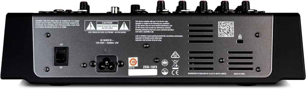 MEZCLADORA DE AUDIO ALLEN & HEATH ZEDI-10FX
