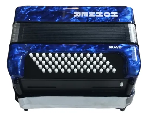 ACORDEON HOHNER BRAVO II 26 TECLAS 48 BAJOS AZUL