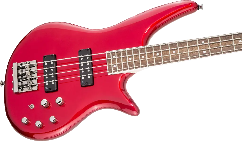  Serie JS Spectra Bass JS3, diapasón de laurel, rojo metálico 2919904573