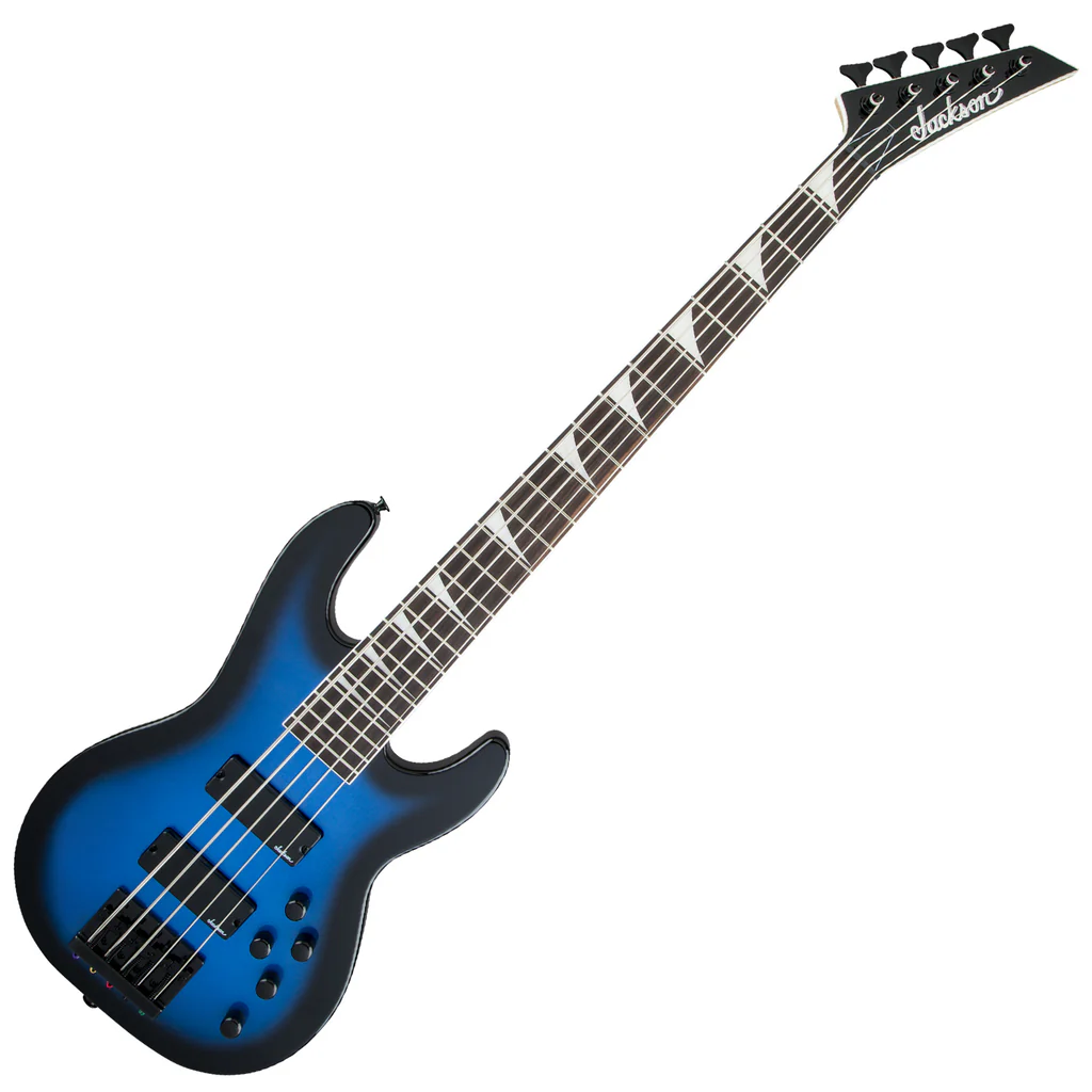 BAJO ELECTRICO SERIE JS, DIAPASÓN DE AMARANTO, AZUL METALICO, JACKSON CONCERT JS3V 2919021527