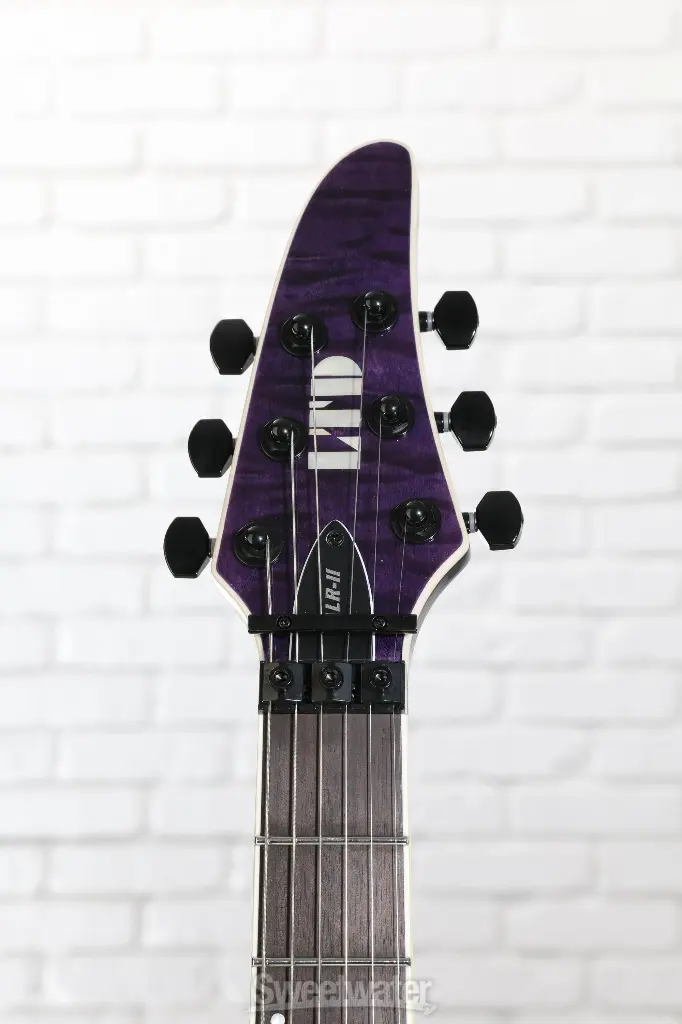 GUITARRA ELECTRICA SIGNATURE LTD ANDY LAROQUE ALR-II SEE THRU PURPLE LALRIIQMSTP