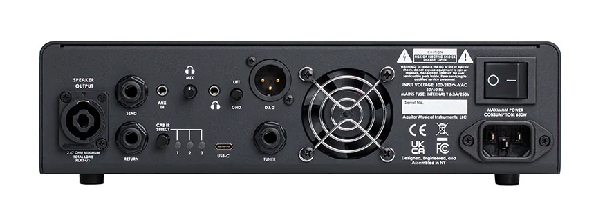 Cabezal Amplificador Aguilar Tone HammerV2 500W  TH500V2